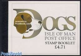 Isle Of Man 1996 Dogs Booklet, Mint NH, Nature - Various - Dogs - Stamp Booklets - Police - Ohne Zuordnung