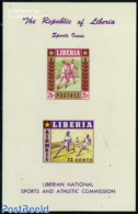 Liberia 1955 Sports S/s, Imperforated, Mint NH, Sport - Athletics - Boxing - Sport (other And Mixed) - Leichtathletik