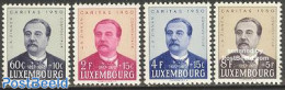 Luxemburg 1950 Caritas, J.A. Zinnen 4v, Unused (hinged), Performance Art - Music - Unused Stamps