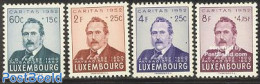 Luxemburg 1952 Caritas, J.B. Fresez 4v, Unused (hinged), Art - Self Portraits - Unused Stamps
