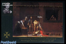 Malta 2010 400th Anniversary Of The Death Of Caravaggio S/s, Limited Ed., Mint NH, Art - Paintings - Malta