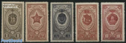 Russia, Soviet Union 1952 Decorations 5v, Mint NH, History - Decorations - Unused Stamps