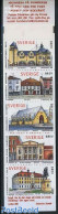 Sweden 1998 Architecture 5v In Booklet, Mint NH, Transport - Various - Stamp Booklets - Fire Fighters & Prevention - H.. - Neufs