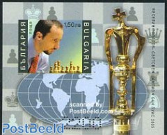 Bulgaria 2006 Vesselin Topalov, Chess S/s Imperforated, Mint NH, Sport - Various - Chess - Maps - Neufs