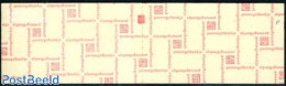 Netherlands 1969 4x1+8x12c Booklet Phosphor, Count Block, Hebt U Ie, Mint NH, Stamp Booklets - Neufs