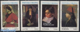 Chile 1991 Paintings 4v, Mint NH, Art - Paintings - Cile