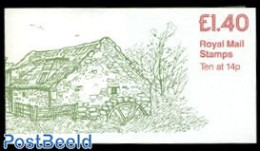 Great Britain 1981 Definitives Booklet, Preston Mill, Selvedge Left, Mint NH, Various - Stamp Booklets - Mills (Wind &.. - Ungebraucht
