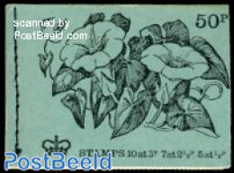Great Britain 1971 Definitives Booklet (february 1971), Mint NH, Nature - Flowers & Plants - Stamp Booklets - Unused Stamps