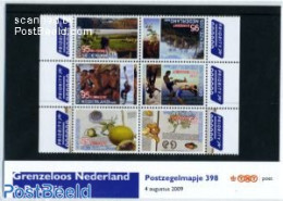 Netherlands 2009 Netherlands-Brazil 6v, Presentation Pack 398, Mint NH, History - Nature - Fruit - Art - Paintings - Nuovi