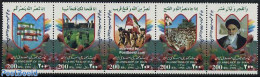 Persia 1998 Revolution Anniversary 5v [::::], Mint NH, History - Science - Flags - History - Chemistry & Chemists - Chimica