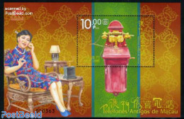 Macao 2010 Telephones S/s, Mint NH, Science - Telephones - Neufs