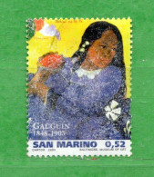 S.Marino ° 2003 - VAN GOGH.  € 0,52 C.  Unif. 1908 - Used Stamps