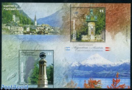 Argentina 2010 Joint Issue Austria S/s, Mint NH, Various - Joint Issues - Maps - Art - Sculpture - Neufs