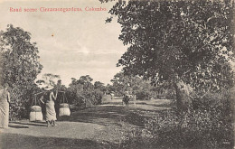Sri-Lanka - COLOMBO - Road Scene Cinnamon Gardens - Publ. The Colombo Apothecaries Co. Ltd.  - Sri Lanka (Ceilán)