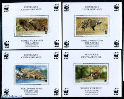 Central Africa 2007 WWF, Civette 4 S/s, Mint NH, Nature - Central African Republic