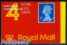 Great Britain 1989 4 Second Class Stamps Booklet, Walsall Printers, Mint NH, Stamp Booklets - Unused Stamps
