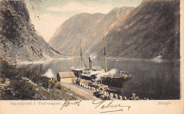 NORWAY - Naeröfjord I Gudvangen - Publ. A. B. Oscar E. Kulls 484 - Noorwegen
