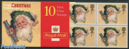 Great Britain 1997 Christmas Booklet (10x1st), Mint NH, Religion - Christmas - Stamp Booklets - Autres & Non Classés