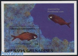 Grenada Grenadines 1991 Fish S/s, Mint NH, Nature - Fish - Fische