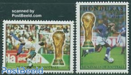 Honduras 1998 World Cup Football 2v, Mint NH, Sport - Football - Honduras
