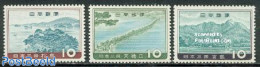 Japan 1960 Cultural Cities 3v, Mint NH, Art - Bridges And Tunnels - Nuovi
