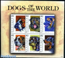 Saint Vincent & The Grenadines 2010 Dogs Of The World 6v M/s, Mint NH, Nature - Dogs - St.Vincent & Grenadines