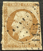 YT 13A LPC 1193 Ervy Aube (9) 1853-60 Indice 5 Napoléon III, 10c (2nd Choix) Type I France – Kdomi - 1853-1860 Napoléon III