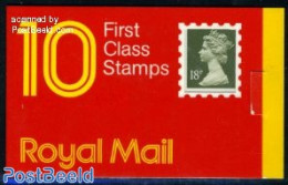 Great Britain 1987 10x18p Booklet With Window, Mint NH, Stamp Booklets - Ungebraucht