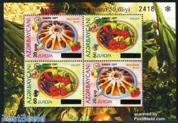 Azerbaijan 2006 Europa, Food Overprints S/s, Mint NH, Health - History - Food & Drink - Europa (cept) - Alimentation