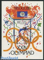 Belize/British Honduras 1988 Olympic Games S/s, Mint NH, Sport - Gymnastics - Olympic Games - Gymnastiek