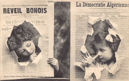 BONE Annaba - Journal éclaté - Réveil Bônois - La Démocratie Algérienne - Annaba (Bône)