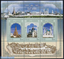 Russia 2005 Kazan Millennium S/s, Mint NH, Religion - Churches, Temples, Mosques, Synagogues - Art - Architecture - Iglesias Y Catedrales