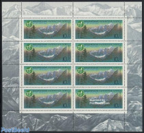 Russia, Soviet Union 1987 Mountain Sports Sheet Of 8 Stamps, Mint NH, Sport - Mountains & Mountain Climbing - Unused Stamps