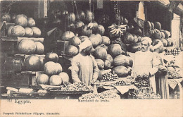 Egypt - Fruit Seller - Publ. Comptoir Philatélique D'Egypte 513 - Other & Unclassified