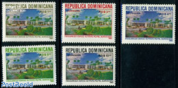 Dominican Republic 1993 New Postal Central 5v, Mint NH, Post - Poste
