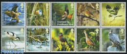 Great Britain 2007 Birds 10v [++++], Mint NH, Nature - Animals (others & Mixed) - Birds - Birds Of Prey - Ungebraucht