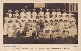 England - HAMPSTEAD (London) St. Mary's Nursery College, Belsize Lane - REAL PHOTO - Londres – Suburbios