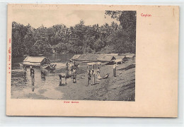 Sri Lanka - River Scene - SEE SCANS FOR CONDITION - Publ. A. W. A. Plâté & Co. 360 - Sri Lanka (Ceylon)