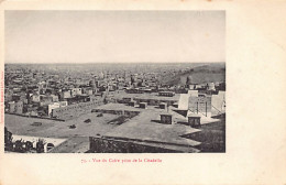 Egypt - CAIRO - Bird's Eye View From The Citadel - Publ. A. Bergeret & Cie.  - El Cairo