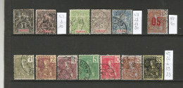 Indochine 1 Lot De 13 Timbres Oblitérés A2 - Used Stamps