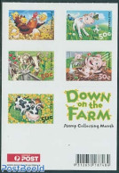 Australia 2005 On The Farm 5v S-a Booklet, Mint NH, Nature - Animals (others & Mixed) - Cattle - Poultry - Stamp Bookl.. - Ungebraucht