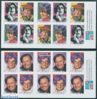 Australia 2006 Dame Edna 2 Foil Booklets, Mint NH, Performance Art - Movie Stars - Stamp Booklets - Unused Stamps