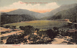 China - HONG-KONG - Happy Valley, With Full View Of Race Course - Publ. The Hongkong Pictorial Postcard Co. 40 - Chine (Hong Kong)