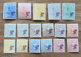 Iran/Persia - Qajar Mix Stamps Collection - Singles - Blocks - Surcharge - MNH - MH - OG -  A Few No GUM - Irán