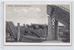 Belarus - GRODNO - The Destroyed Railway Bridge - World War One - Publ. S. G.  - Wit-Rusland