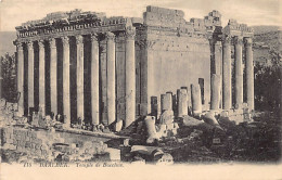 Liban - BAALBEK - Temple De Bacchus - Ed. Photographie Bonfils, Successeur A. Guiragossian 118 - Lebanon