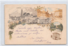 Croatia - ZAGREB - Litho - Year 1900 - Publ. Stamped Postcard (Austro-Hungarian Post)  - Croazia