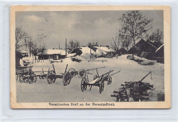 Belarus - Snow-covered Village On The Berezina Front - World War One - Publ. Gebr. Israel  - Wit-Rusland