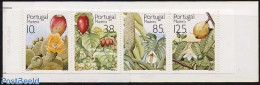 Madeira 1992 Fruits 4v In Booklet, Mint NH, Nature - Cacti - Flowers & Plants - Fruit - Stamp Booklets - Cactussen