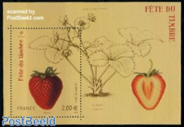 France 2011 Stamp Festival S/s, Scentic, Mint NH, Nature - Various - Fruit - Philately - Scented Stamps - Nuevos